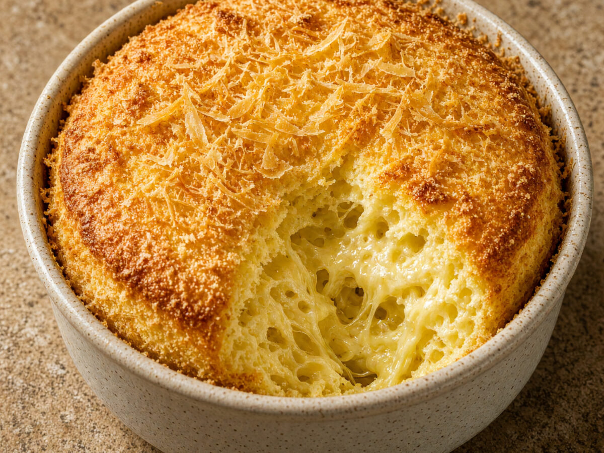 Soufflé à la mimolette vieille aus den Hauts-de-France