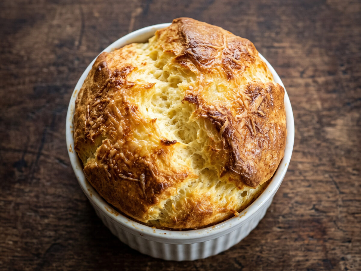 Soufflé au fromage – luftig, würzig, direkt aus dem Ofen