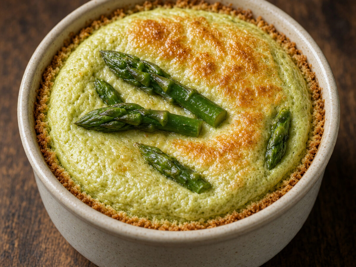 Soufflé aux asperges vertes aus dem Anjou
