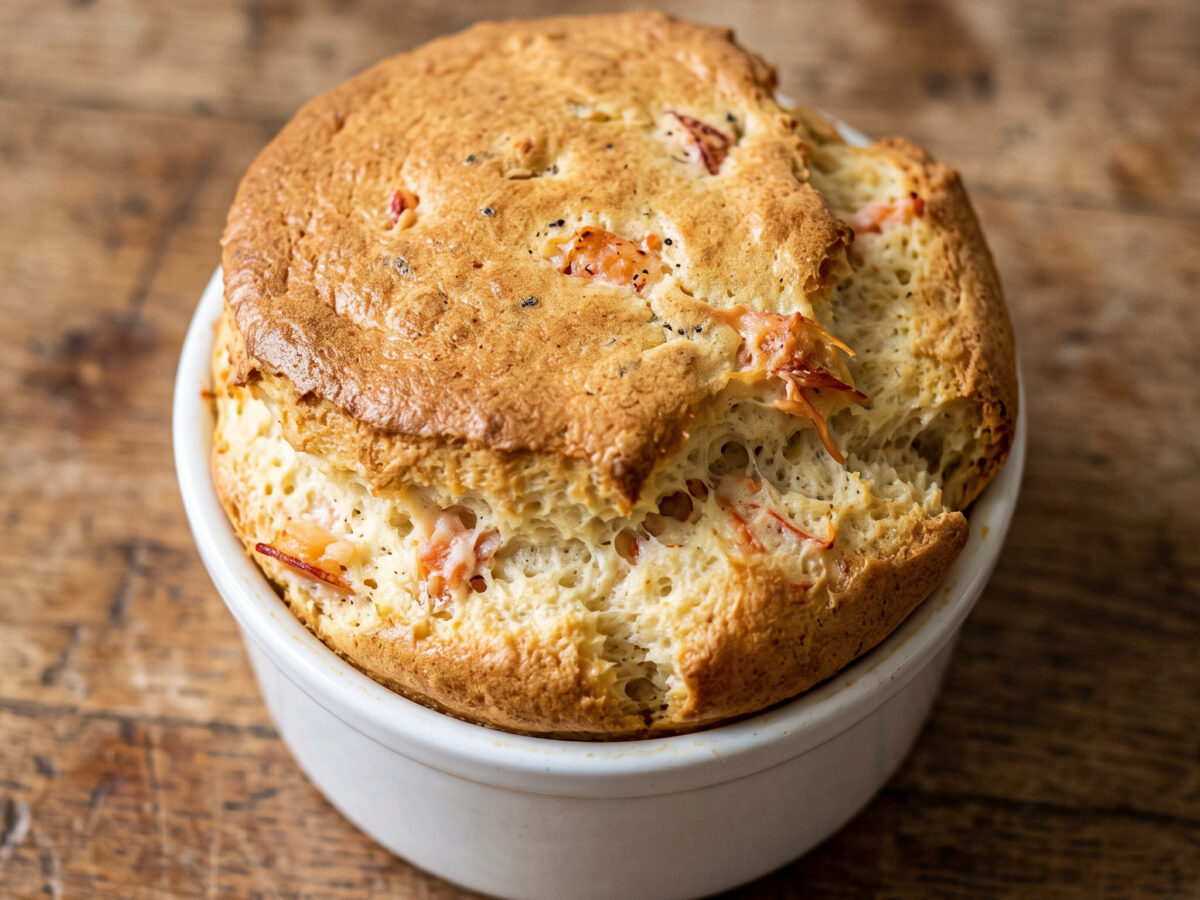 Soufflé de homard bleu aus der Bretagne