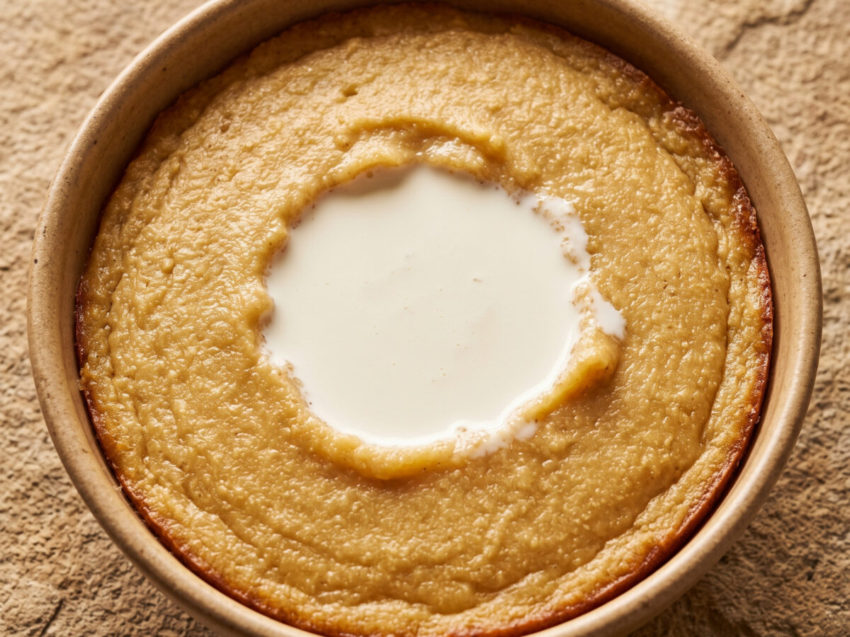 Soupe de gaudes: goldene Maissuppe aus der Franche-Comté