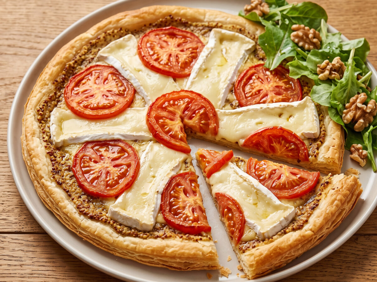 Tarte fine au Brie de Meaux