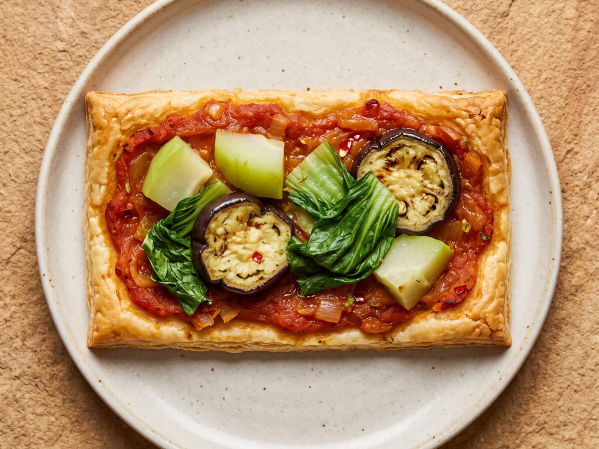 Tarte fine de légumes pays aus La Réunion