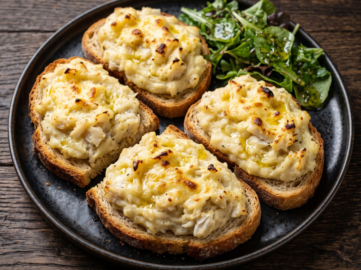 Tartine de morue: Bretoner Kartoffel-Morue auf Landbrot