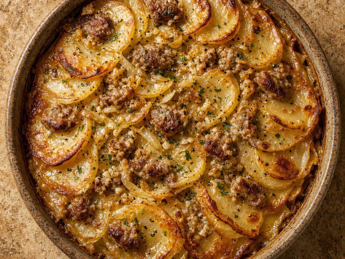 Tian de sanguins aux pommes de terre