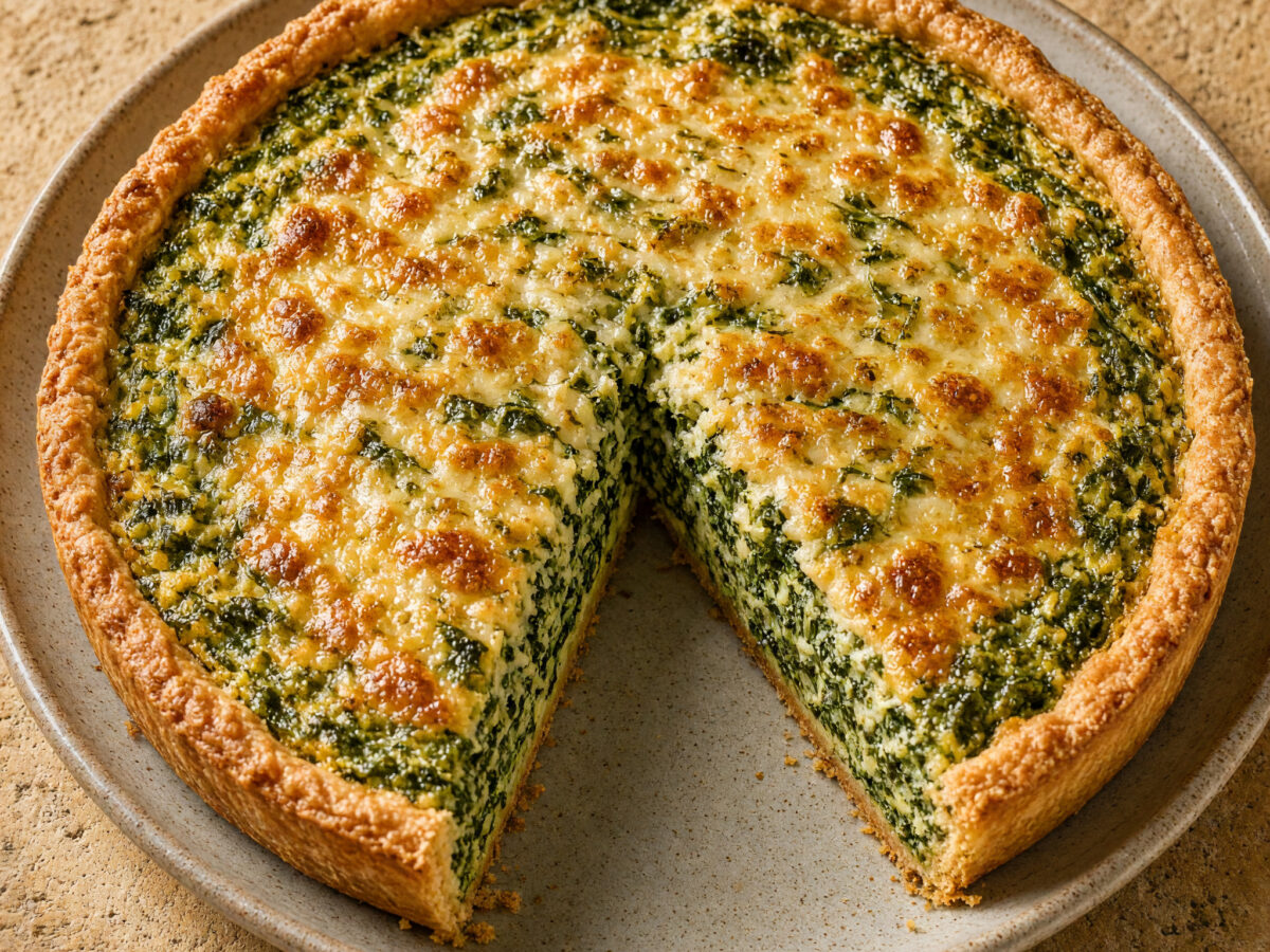 Tourte verte de Saint-Denis: grüne Kräuterfüllung aus Île-de-France
