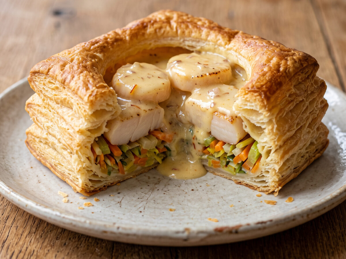 Vol-au-vent de Saint-Jacques à la nantaise