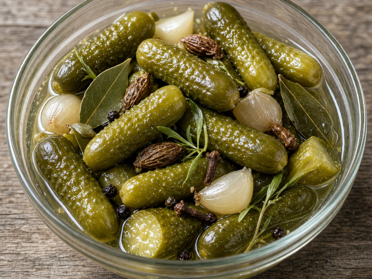 Würzige Cornichons aus Grand Est